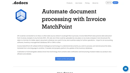 MatchPoint - dodocs.ai